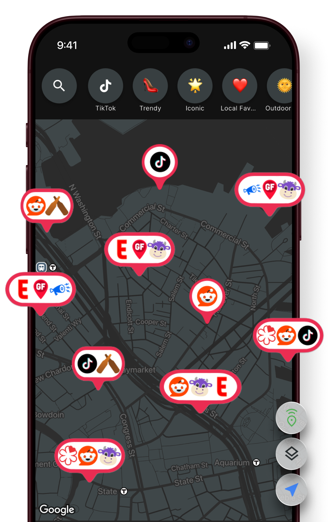 Atmosphere map view